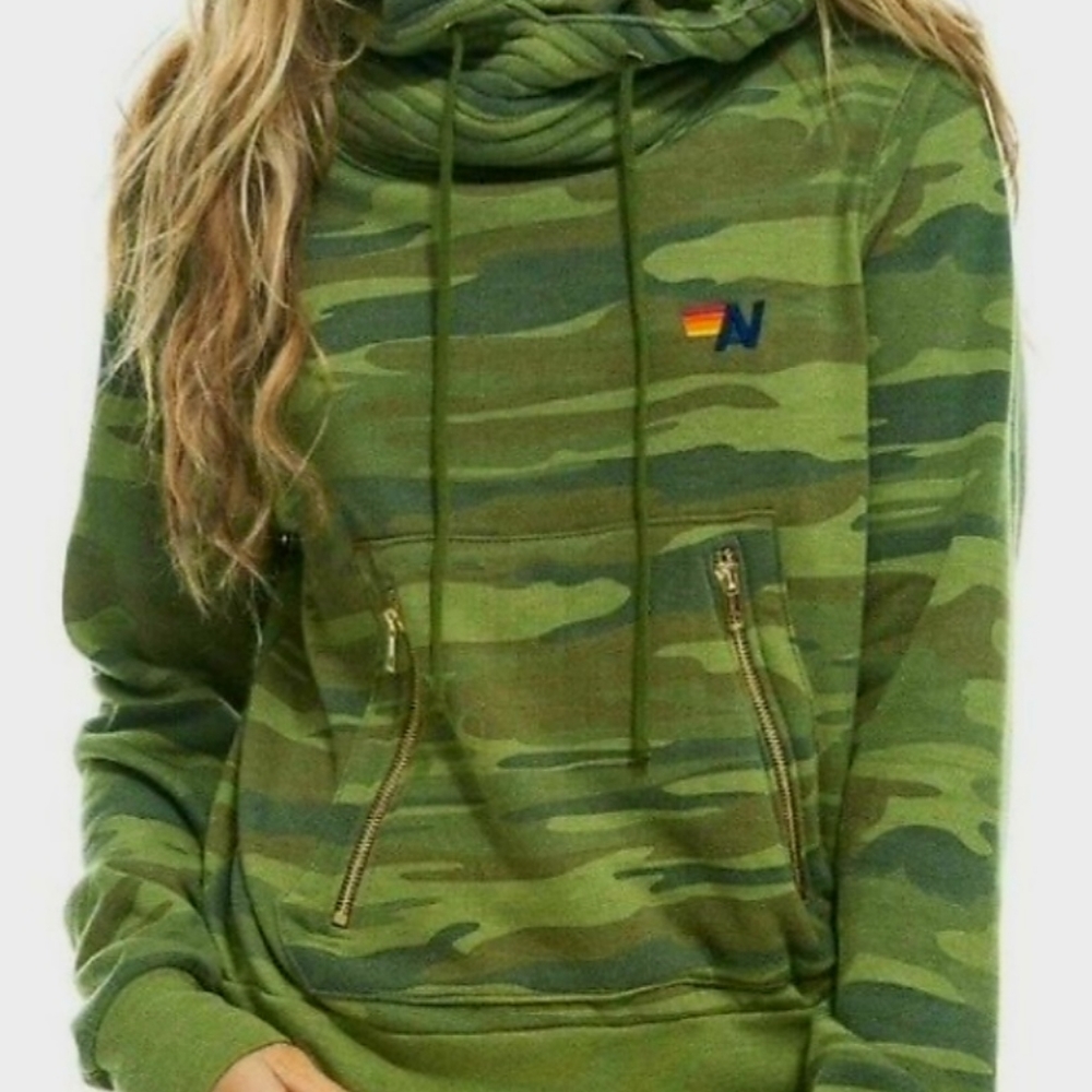 Aviator Nation NEVER WORN Camo Ninja Hoodie Purchased at Venice Flagship Store